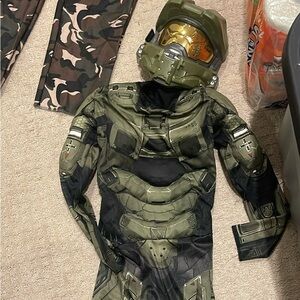 Kids Green Armor Costume